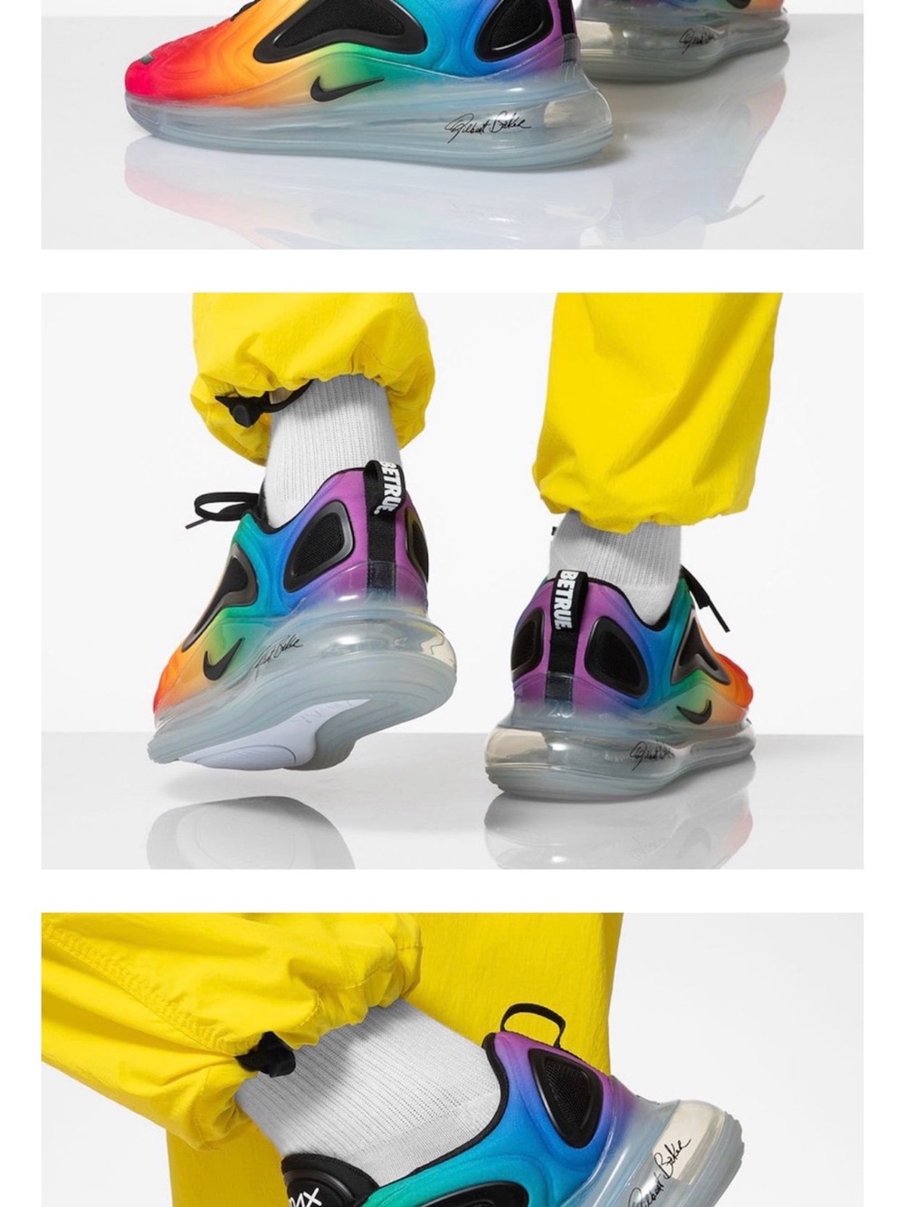 Nike Air Max 720 Be True Rainbow Pride Men’s Size 10 CJ5472-900